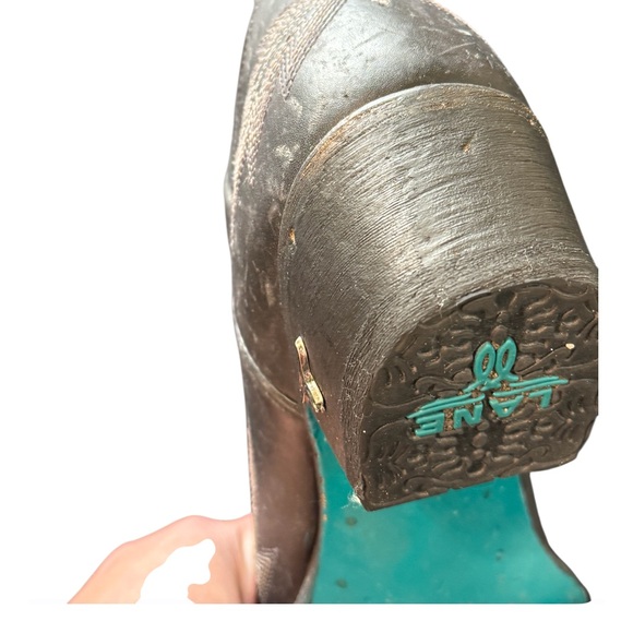 Lane Women’s Western Boots Lexington in Black size 10 - Picture 3 of 12